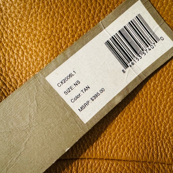 Halston Heritage Tan Pebbled Leather Hobo Bag - Picture 7 of 9